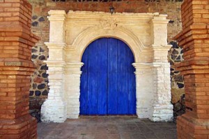 Colonial Church Door
