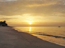 Sunrise over a Pacific Beach in Panama